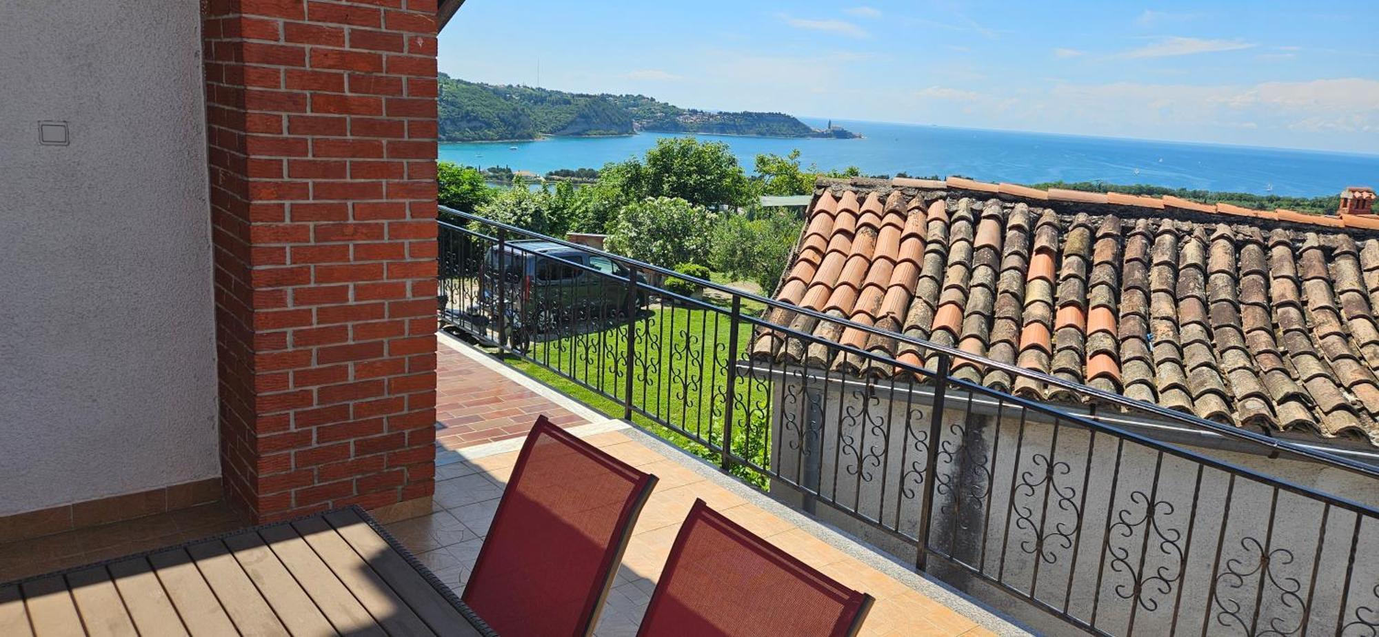 Sea View Apartment Renzzo Strunjan Eksteriør bilde